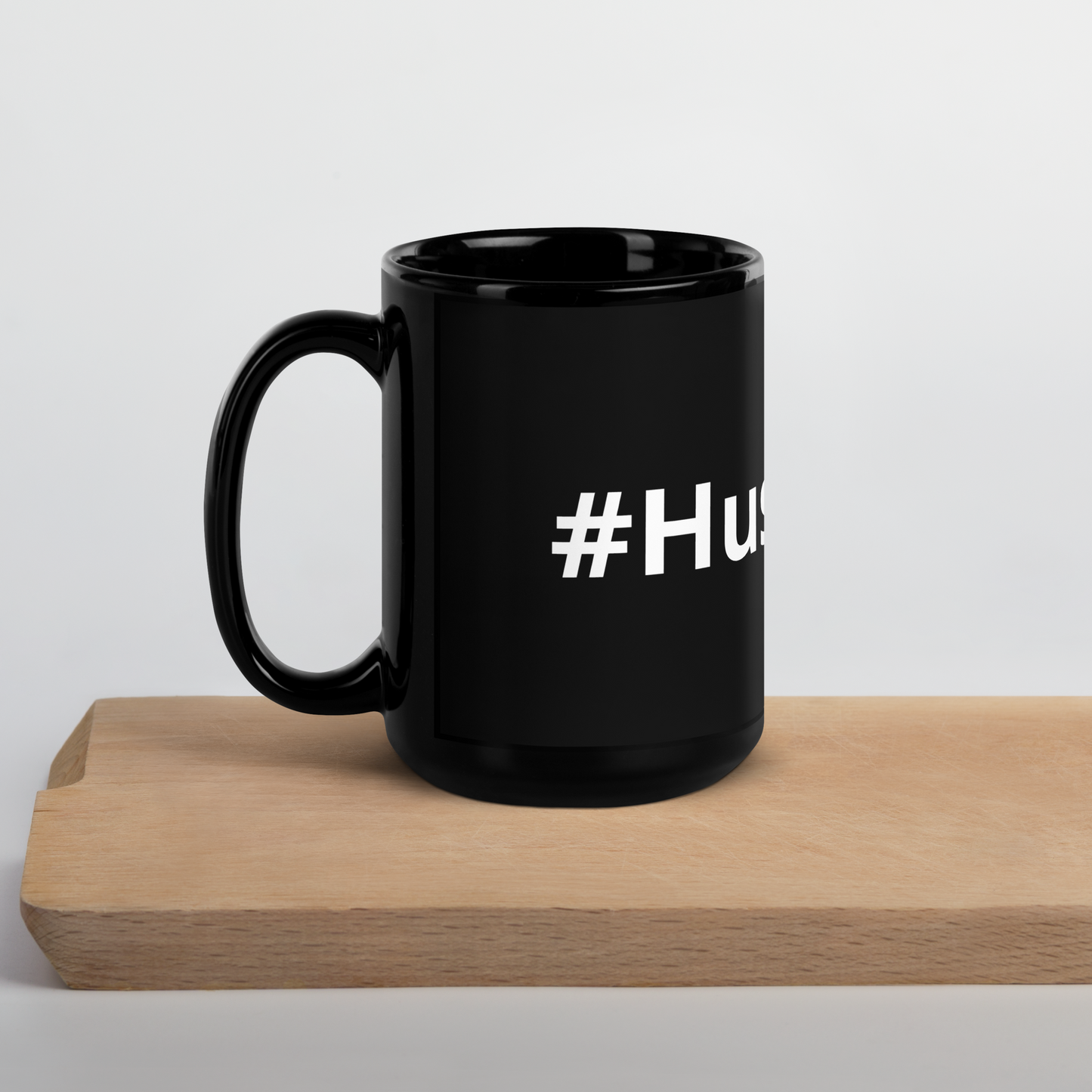 #HustleGPT - Black Glossy Mug
