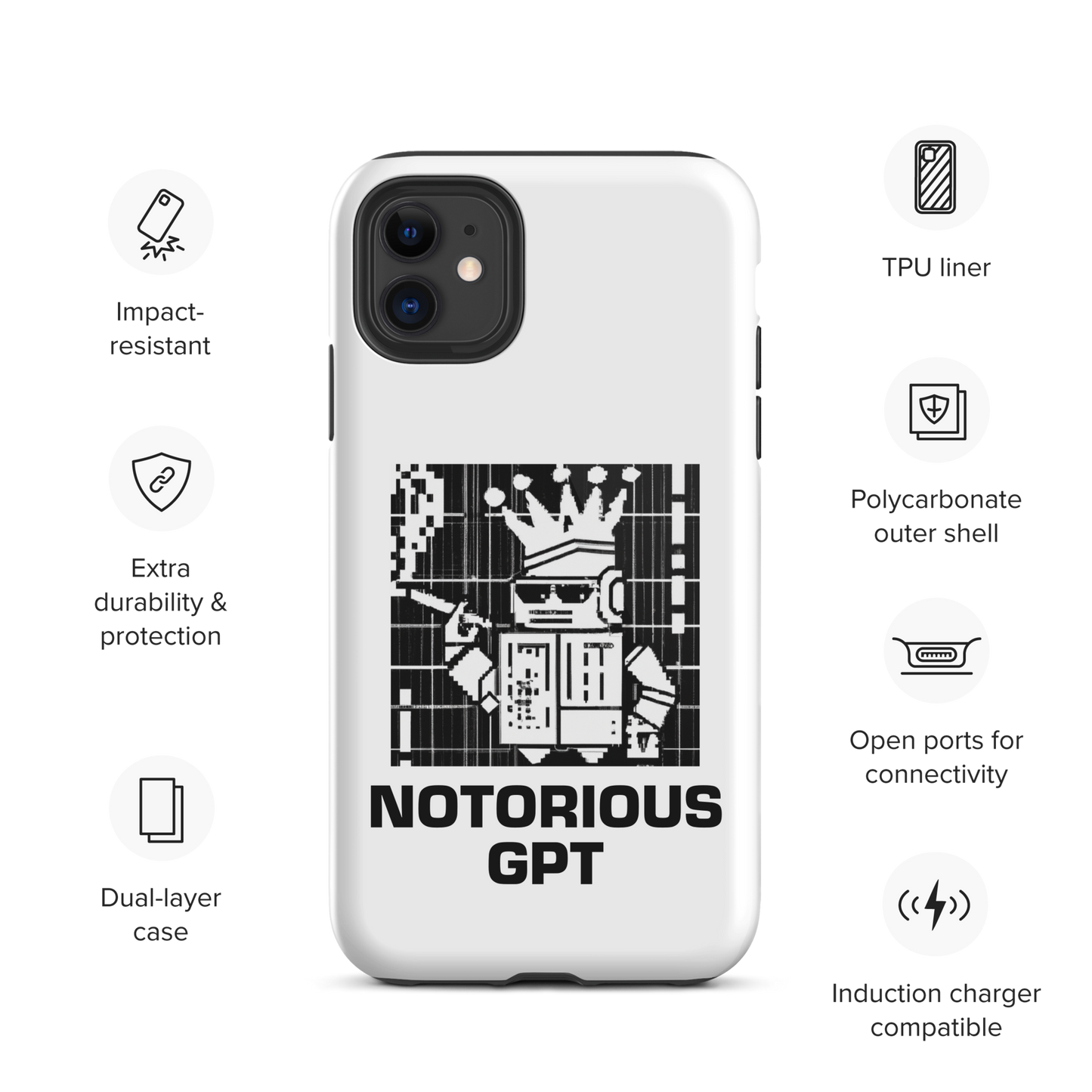 NOTORIOUSGPT - Tough Case for iPhone®