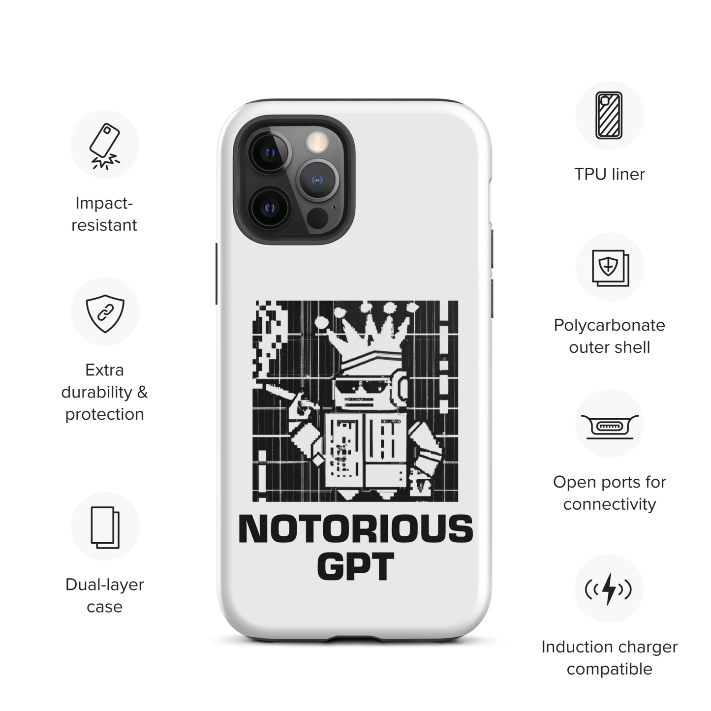 NOTORIOUSGPT - Tough Case for iPhone®