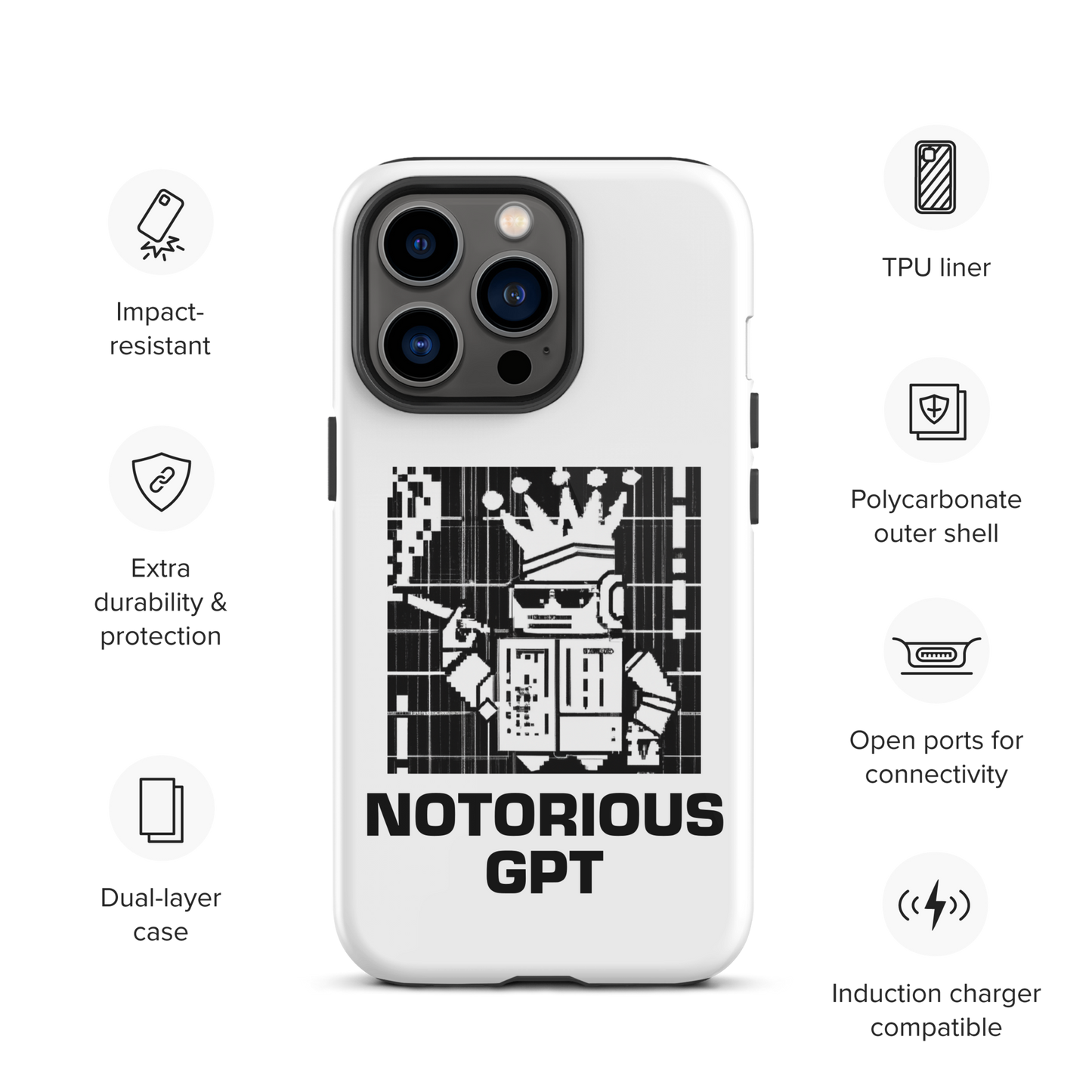 NOTORIOUSGPT - Tough Case for iPhone®