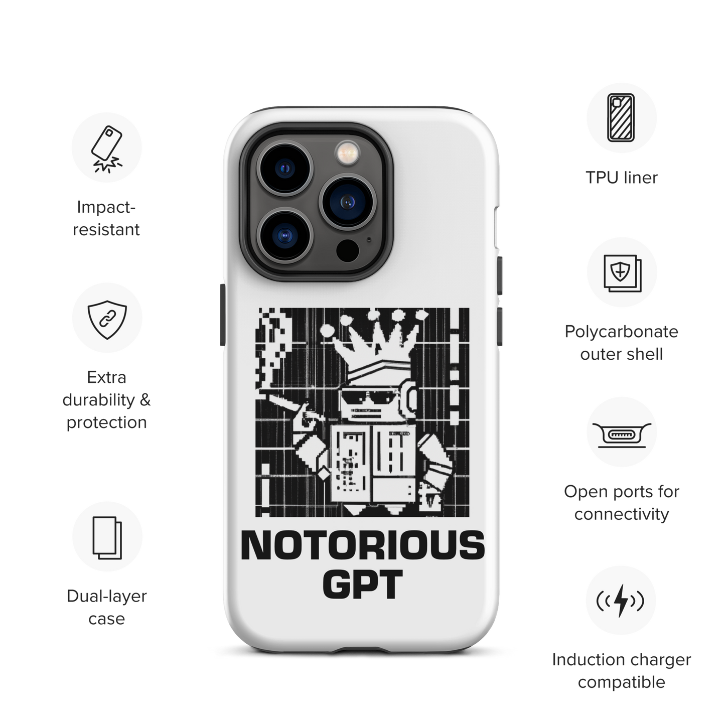 NOTORIOUSGPT - Tough Case for iPhone®
