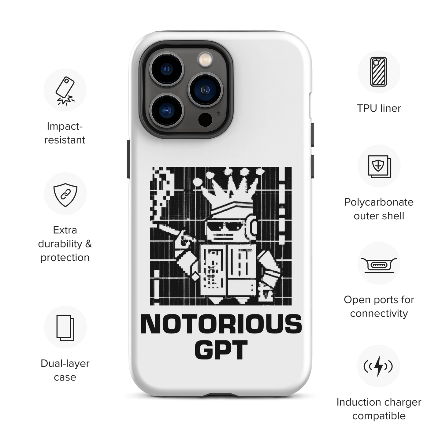 NOTORIOUSGPT - Tough Case for iPhone®