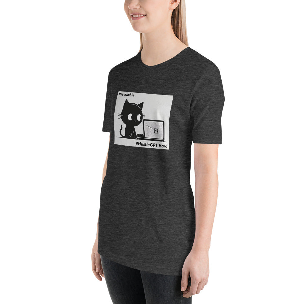 #HustleGPT HumbleCat - Unisex t-shirt