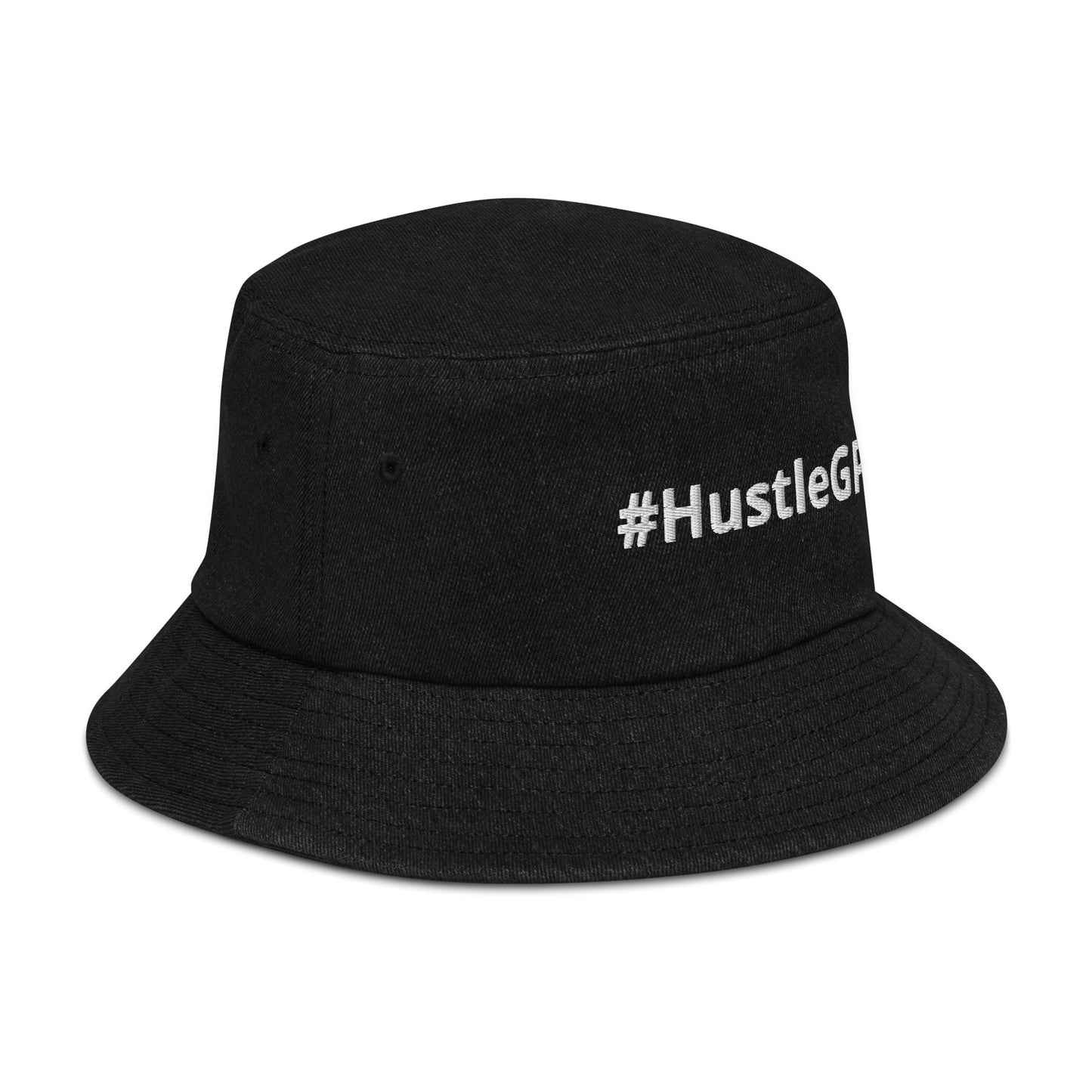 #HustleGPT - Denim bucket hat